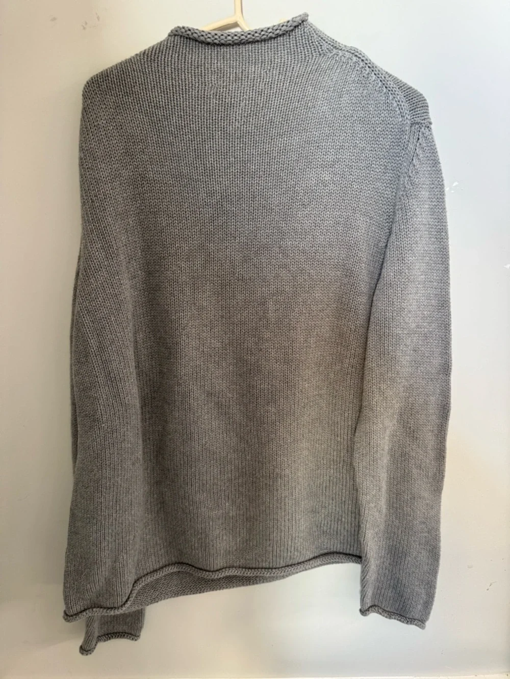 J. Crew Men’s Light Gray Crewneck Sweater - Picture 3 of 4